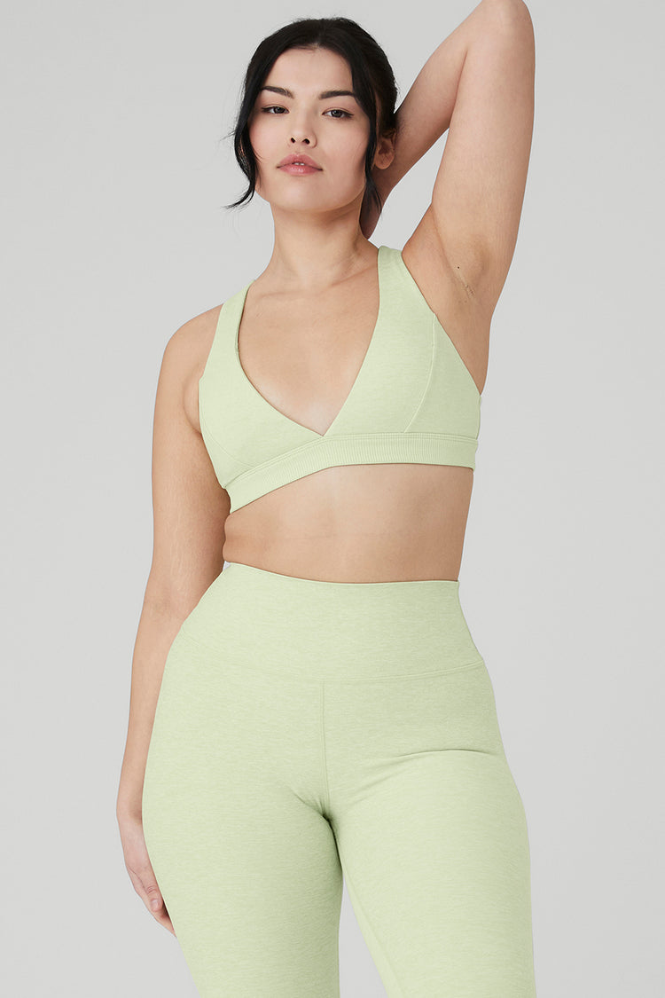 Alosoft Show Stopper Bra - Iced Green Tea Heather in 2023