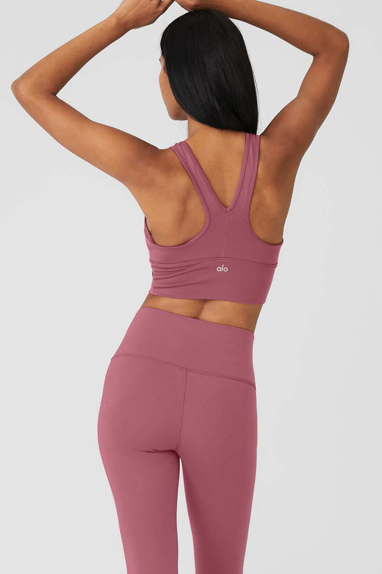 ALO Yoga sports bra / light pink/ size small
