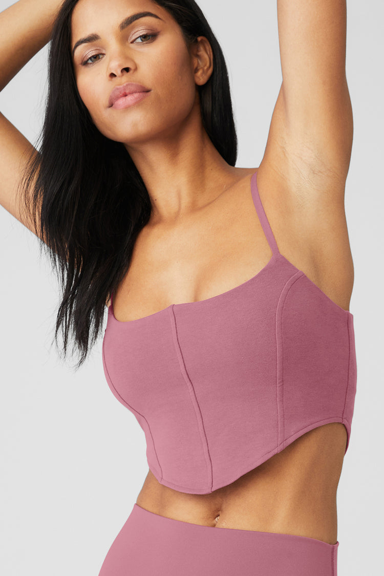 Alo Yoga alo yoga Alosoft Show Stopper Bra - Mars Clay 68.00