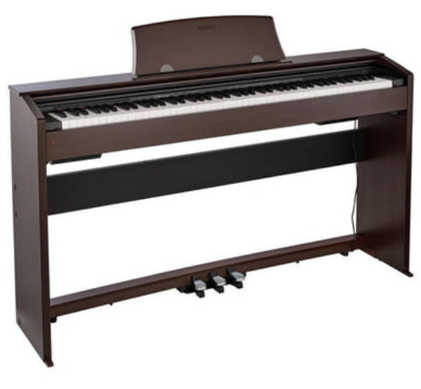 Casio Privia PX-770BN Digital Console Piano - Brown with 88 Weighted Action  Keys