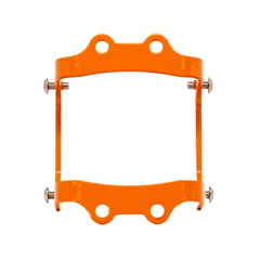 Orange bottle holder bracket for bikes