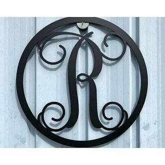 Metal Monogram Family Name Sign – Cascade Manufacturing