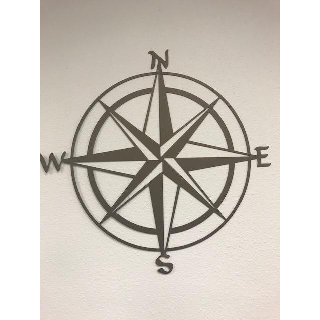Converteren Meer dan wat dan ook Ik was mijn kleren Nautical Compass Rose Metal Wall Art - Home Decor – Cascade Manufacturing