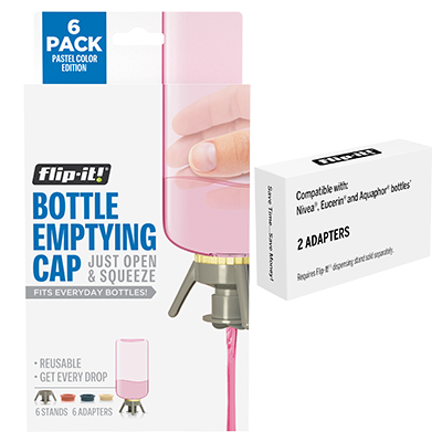 Flip-It Cap - Bottle Emptying Kit. Get Every Drop Out of Your Bottles! –  FlipitCap