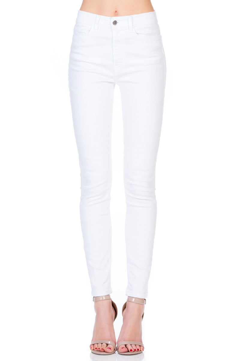 white skinny jeans