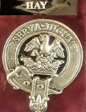 Brushed Pewter Clan Crest Badges (Clans G-Z)