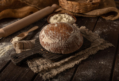 Sourdough Bread on a wooden board