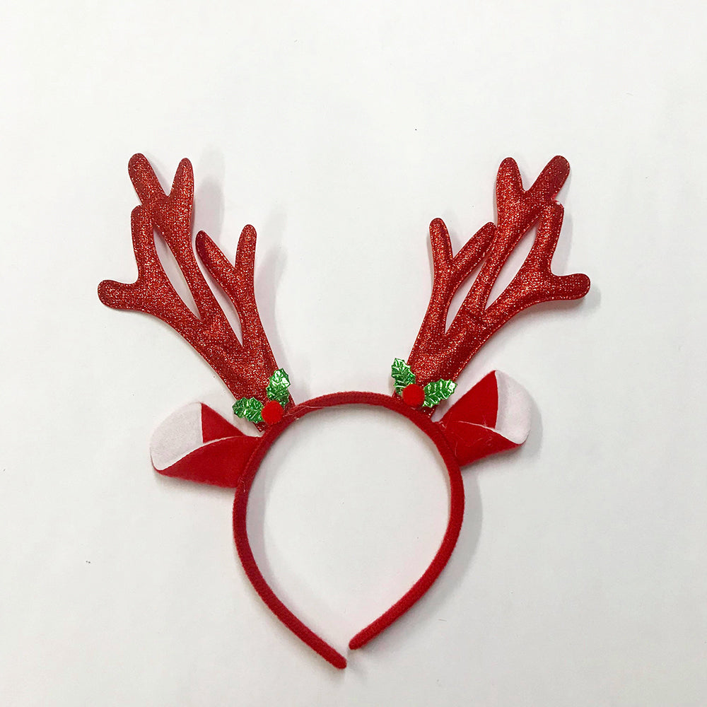 glitter reindeer antlers