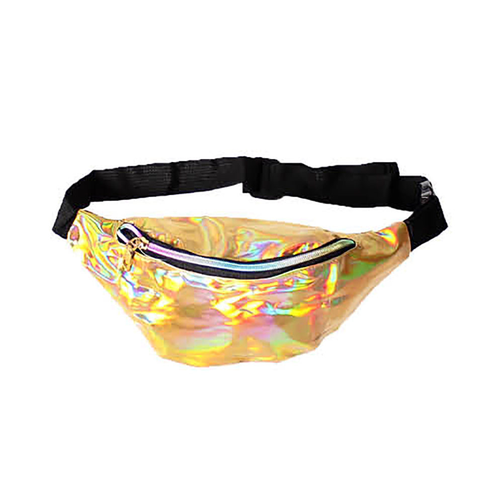 Iridescent Bum Bag - Gold – Sydney Costume Shop