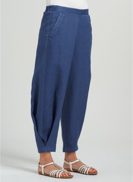 Women's Linen Pants - Elizabeth Linen Easy-wear Structured Pants | ANN ...