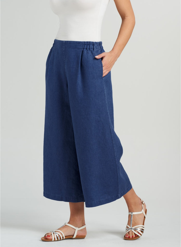 Women's Linen Pants - Missy Lux Wide Leg Linen Pants | ANN G LINEN ...