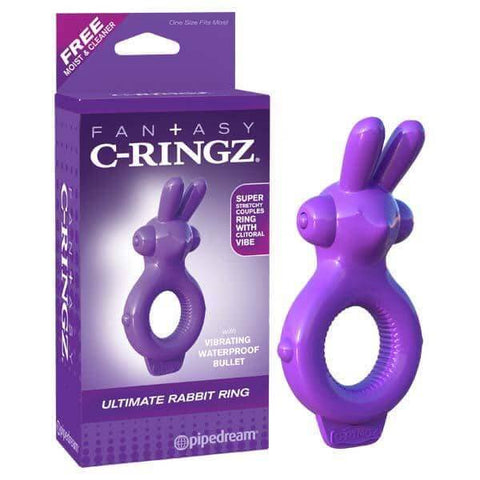 Cock Ring With Rabbit Vibrator