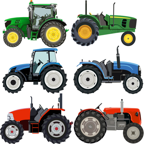 toy tractors and trucks