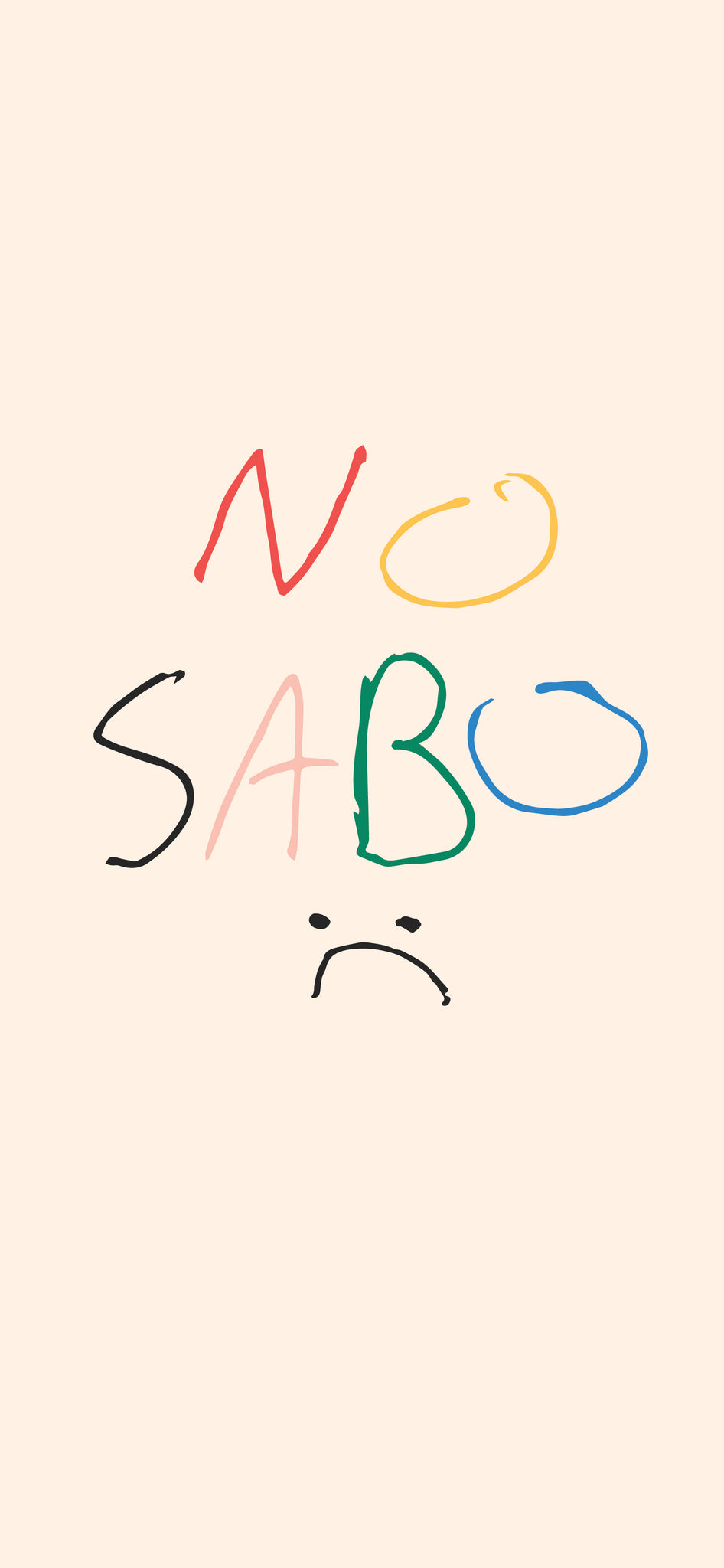 No Sabo Phone Wallpaper