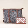 Flomotif and Seashell Motif - Office Bag & Chain Wallet Combo