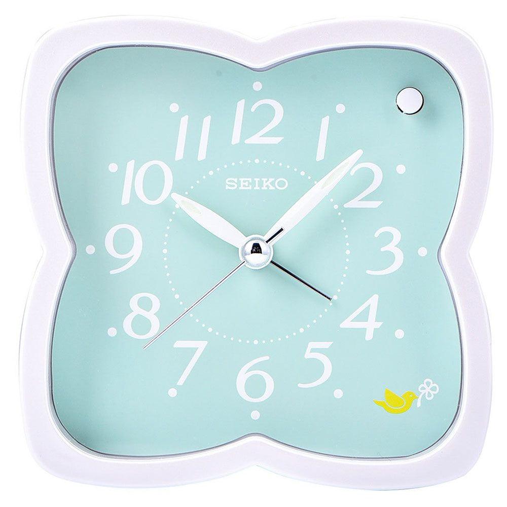 Seiko Alarm clock wIth selectable beep bird sounds (flower shaped)