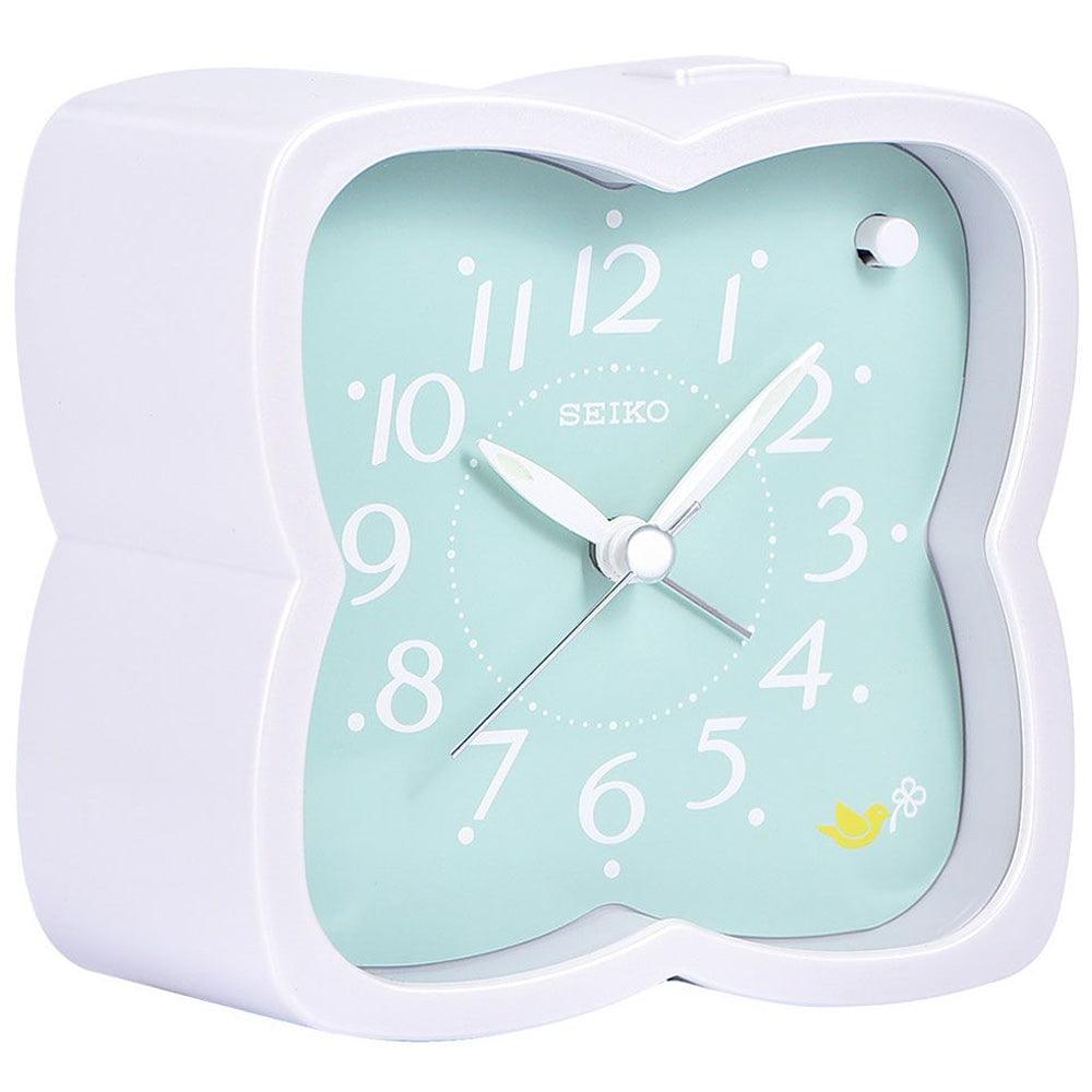 Seiko Alarm clock wIth selectable beep bird sounds (flower shaped)