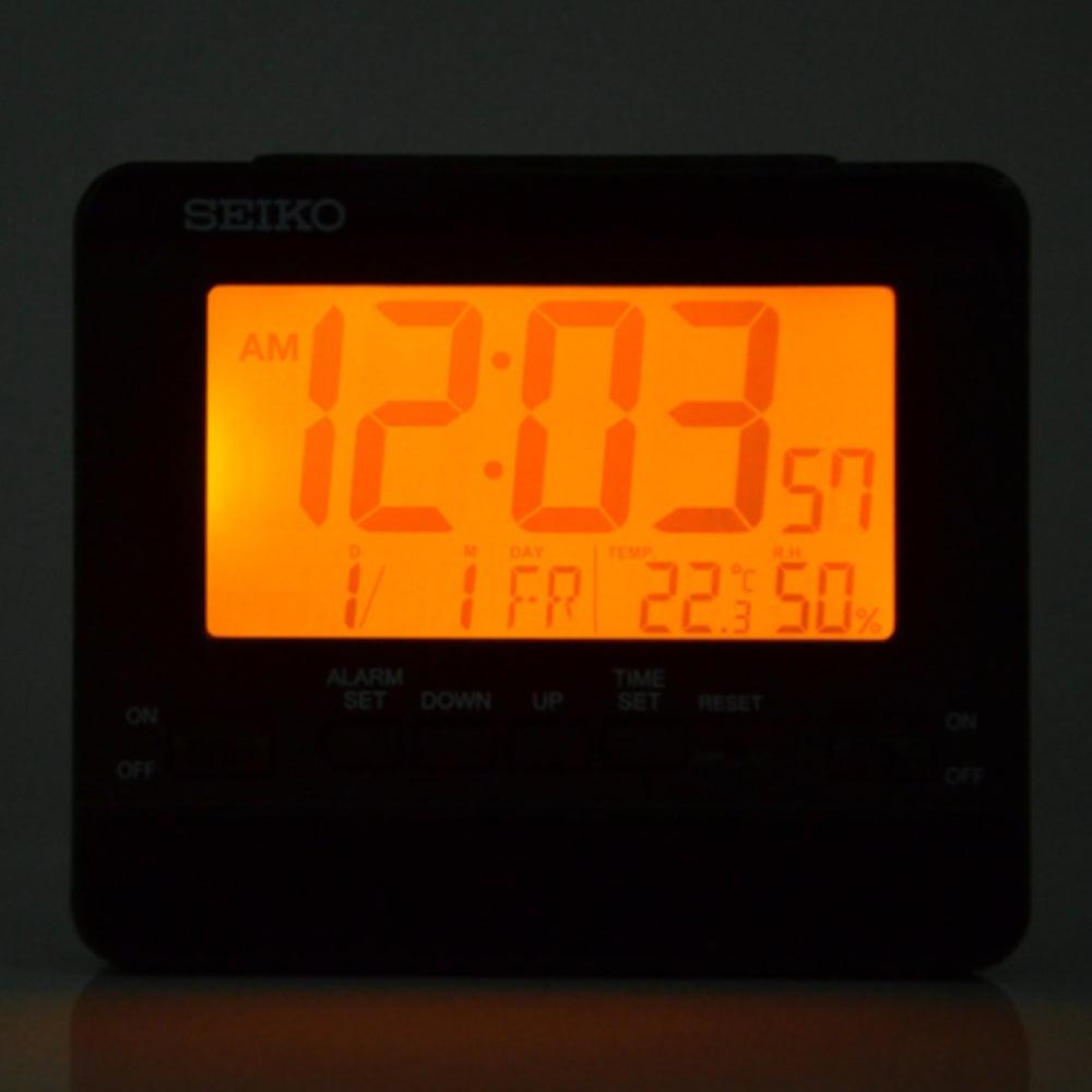 Seiko Large Digital LCD Wall/Table Clock QHL080S