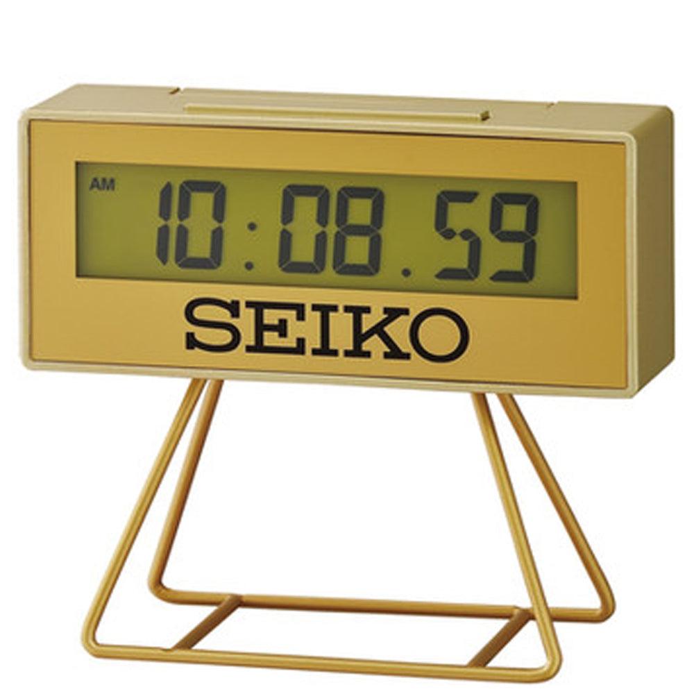 Seiko Mini Marathon Gold Digital Alarm Clock (Limited Edition) QHL087G |  Watch it! Pte Ltd