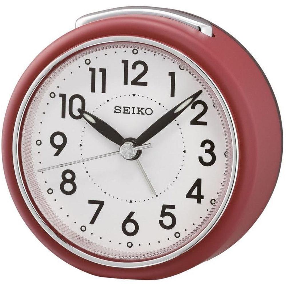 SEIKO Quiet Sweep & Beep Alarm Clock QHE125