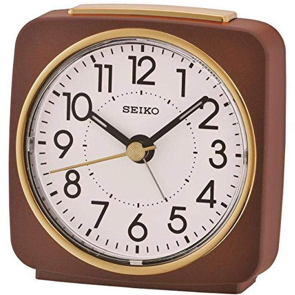SEIKO Quiet Sweep & Beep Alarm Clock QHE140