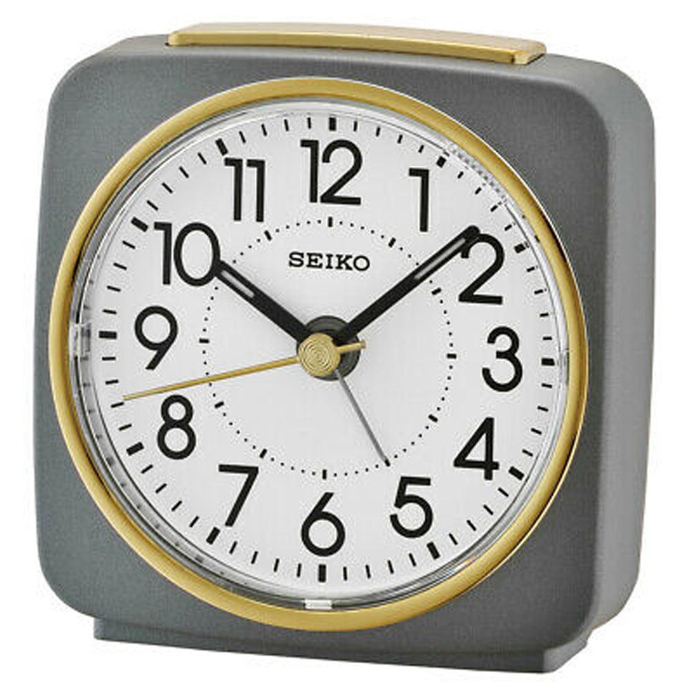 SEIKO Quiet Sweep & Beep Alarm Clock QHE140