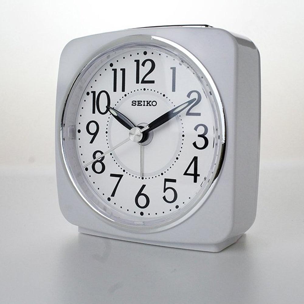 SEIKO Quiet Sweep & Beep Alarm Clock QHE140