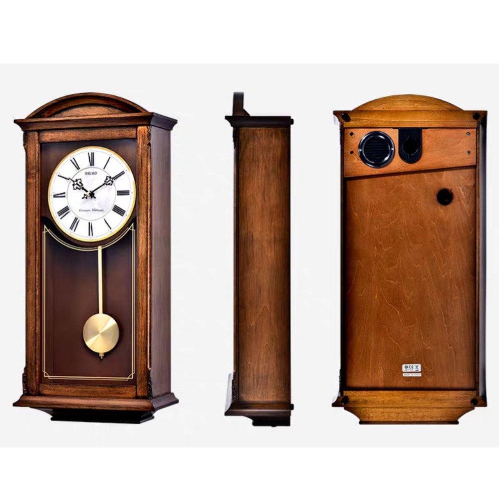 SEIKO Wooden Westminster/Whittington Chime Pendulum Wall Clock