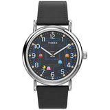 Timex Weekender x PAC-MAN™ 38mm Leather Strap Watch TW2V06100