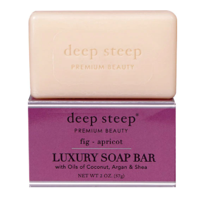 Deep Steep Luxury Soap Bar Fig Apricot  2 oz