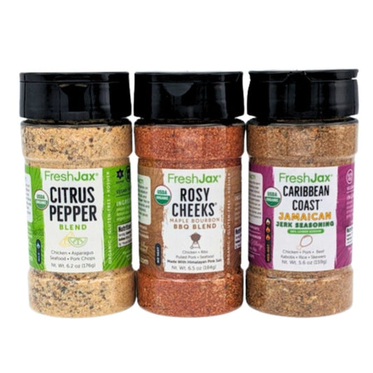 Freshjax Hot & Spicy Seasonings Gift Set, Set of 5