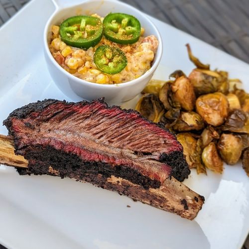 Smoked Coffee Rubbed Beef Short Ribs