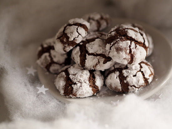 A Plate of Pfeffernusse Cookies