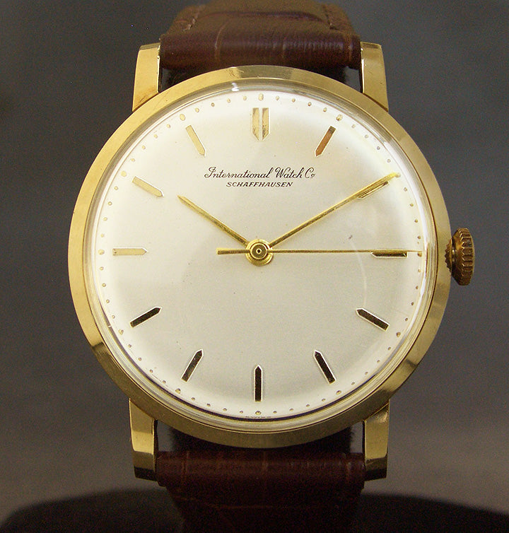 1967 IWC Schaffhausen 18K Gold Vintage Gents Watch Ref. 1405R – empressissi