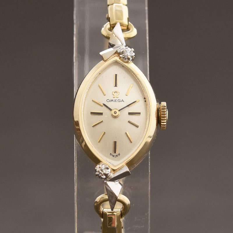 1963 OMEGA Ladies 14K Gold Cocktail Watch A-7497 – empressissi