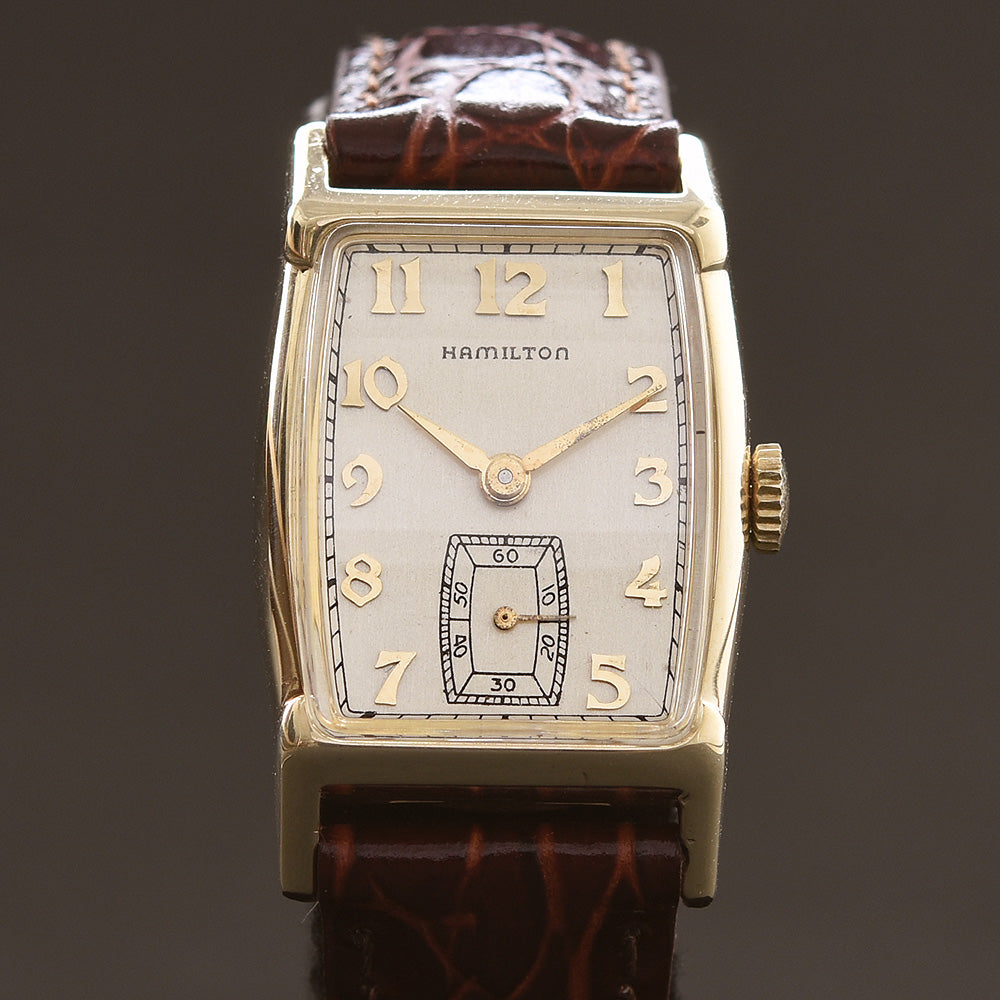 1954 HAMILTON USA 'Turner' 10K Gold Gents Dress Watch – empressissi