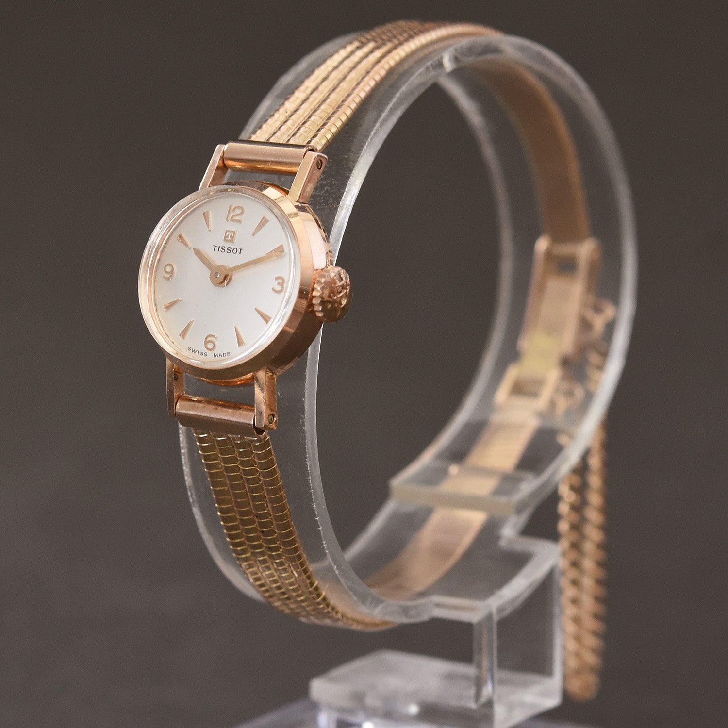 1963 TISSOT Ladies 14K Solid Gold Vintage Cocktail Watch – empressissi