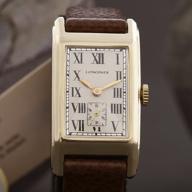 1939 LONGINES Gents 14K Solid Yellow Gold Vintage Watch – empressissi