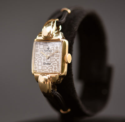 50s ROLEX Orchid Ladies 18K Cocktail Watch Ref. 4211 – empressissi