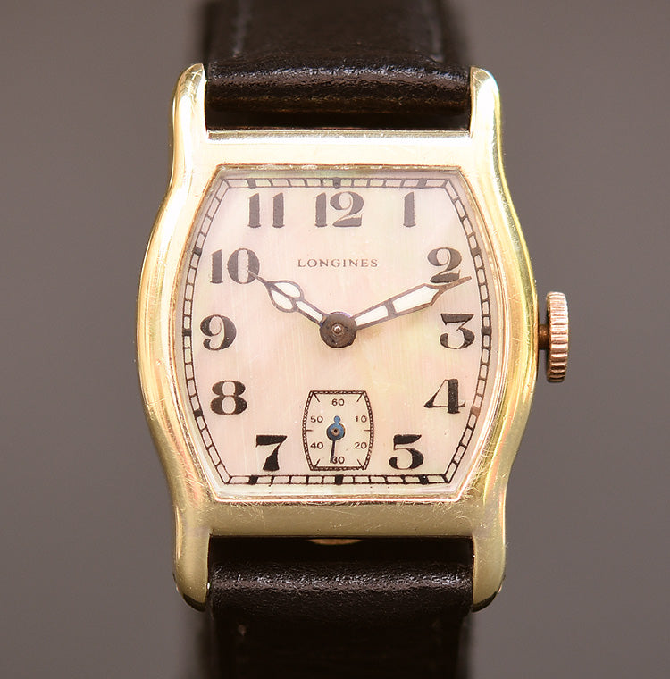 1926 LONGINES Gents 14K Gold Art Deco Dress Watch – empressissi