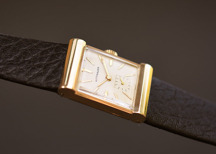 40s WITTNAUER 14K Solid Gold Gents Dress Watch – empressissi