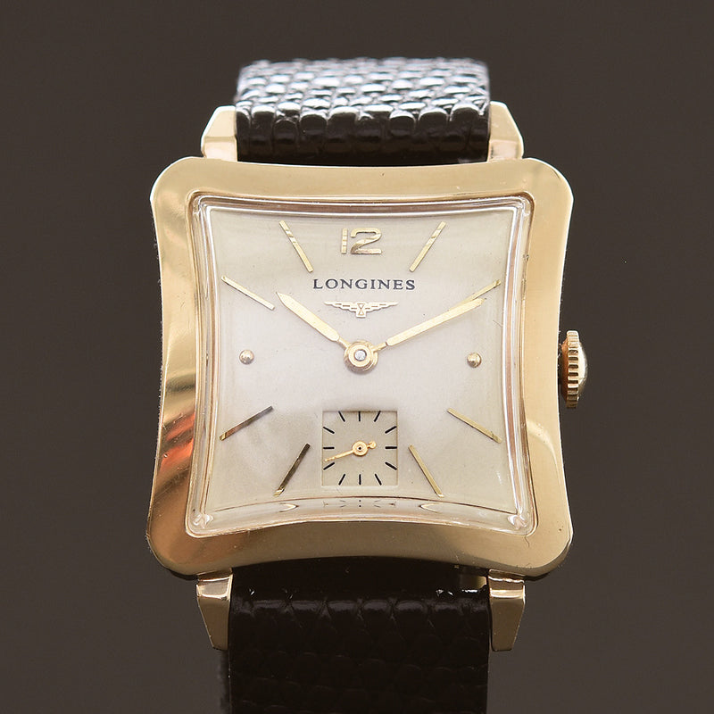 1951 LONGINES 'Park Avenue M' Gents 14K Gold Vintage Watch – empressissi