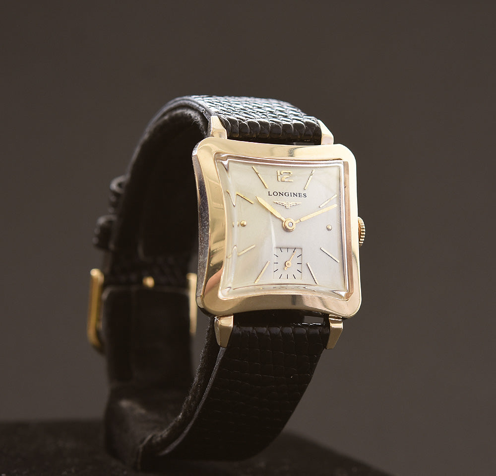 1951 LONGINES 'Park Avenue M' Gents 14K Gold Vintage Watch – empressissi