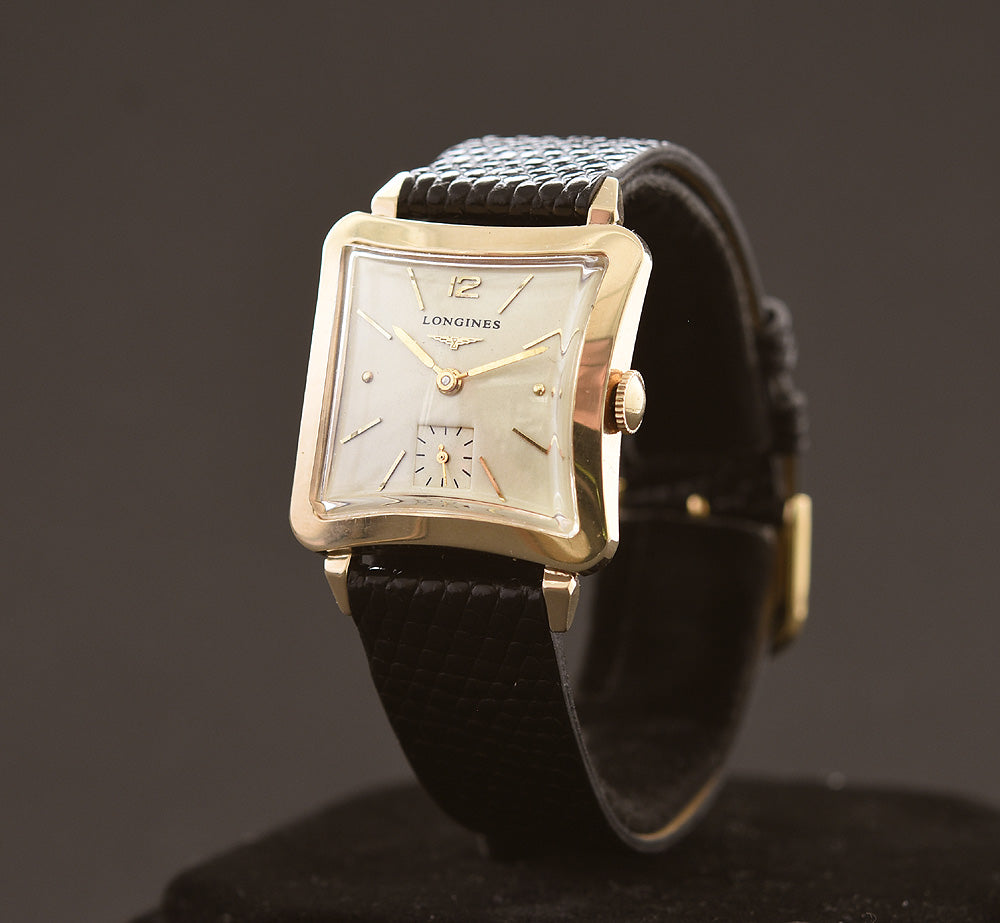 1951 LONGINES 'Park Avenue M' Gents 14K Gold Vintage Watch – empressissi