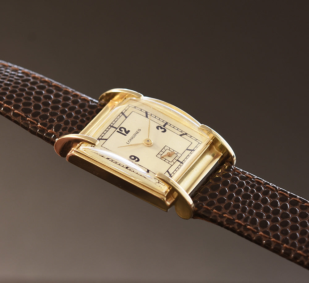 1947 LONGINES Gents 14K Solid Gold Claw Lugs Vintage Watch – empressissi