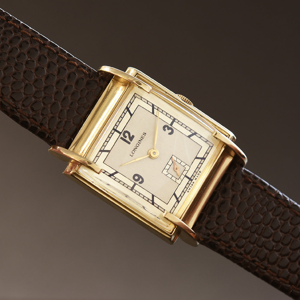 1947 LONGINES Gents 14K Solid Gold Claw Lugs Vintage Watch – empressissi