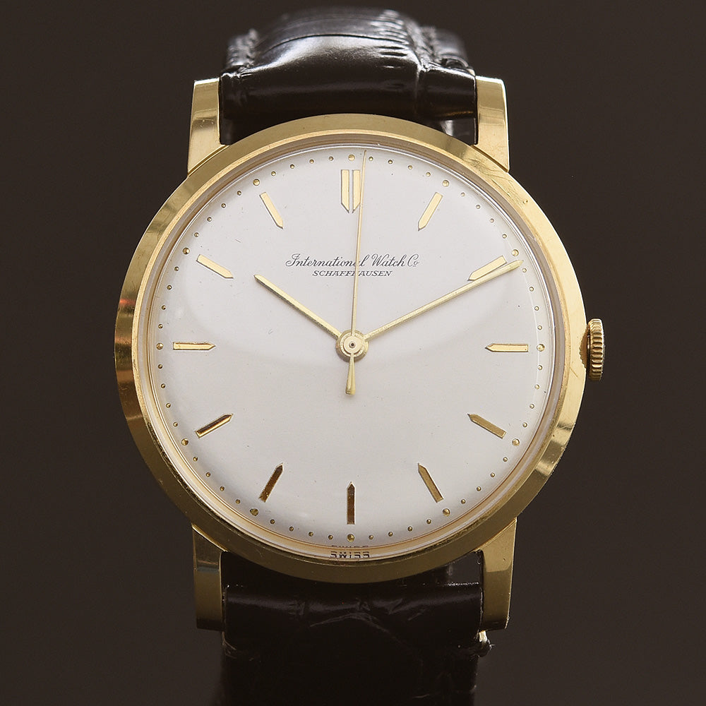 1966 IWC Schaffhausen 18K Gold Vintage Gents Watch Ref. 1205 – empressissi