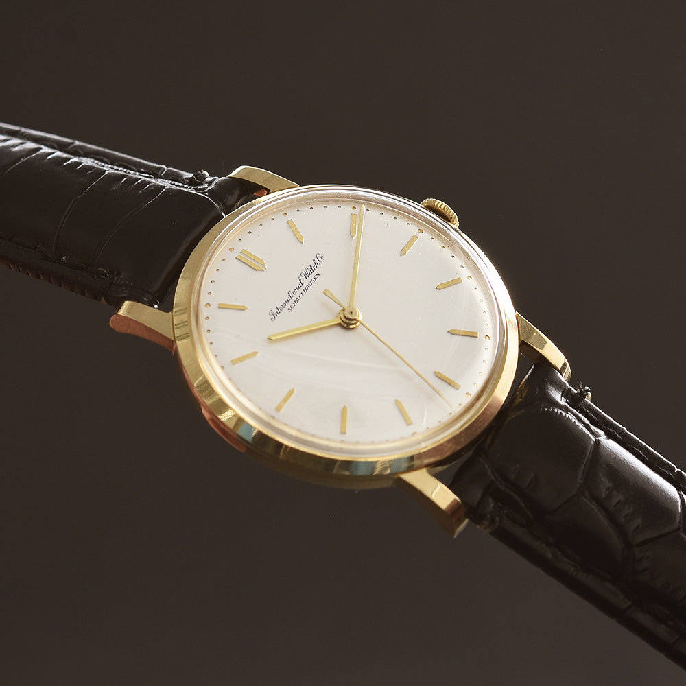 1966 IWC Schaffhausen 18K Gold Vintage Gents Watch Ref. 1205 – empressissi