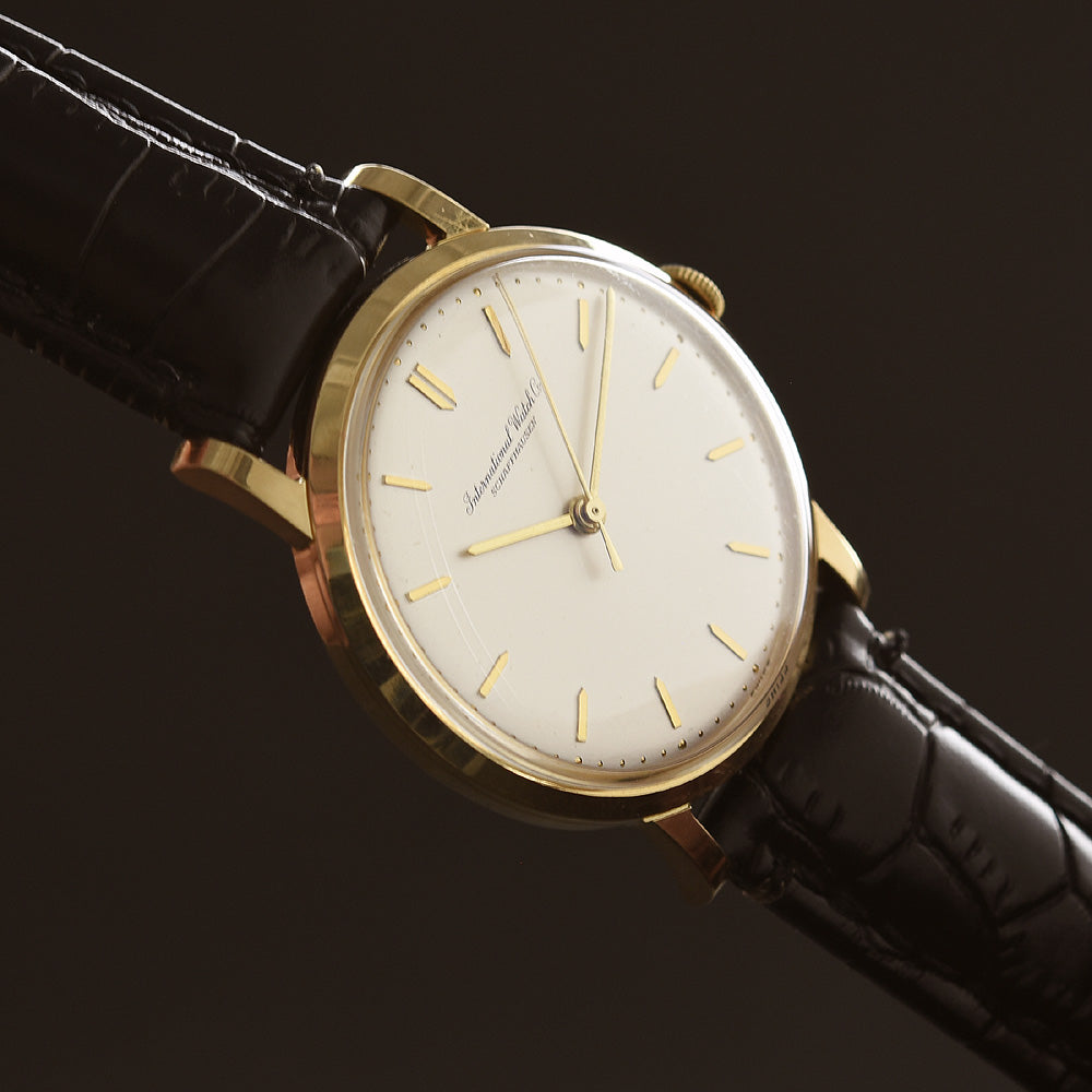 1966 IWC Schaffhausen 18K Gold Vintage Gents Watch Ref. 1205 – empressissi
