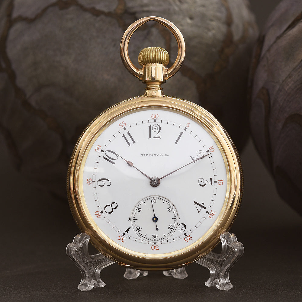 tiffany gold pocket watch